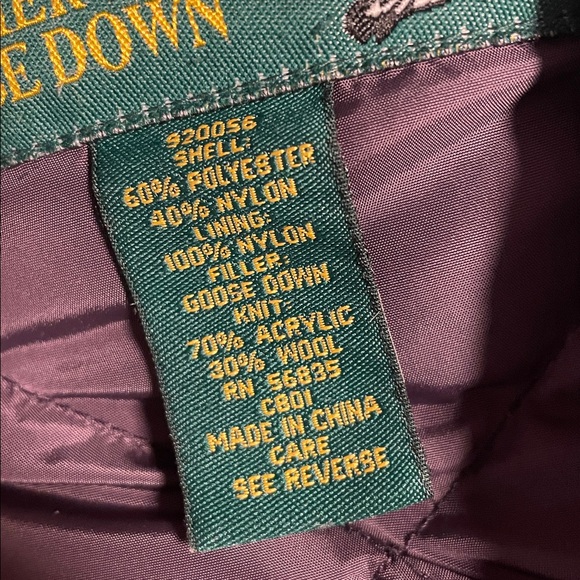 Cabela’s | Vintage Down Filled Bomber Jacket - Picture 4 of 6